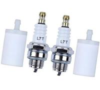 Vuzmode Kit de bujías y Filtro de Combustible for Motosierra Husqvarna 50, 51, 55, 61, 268, 268XP, 272 y 272XP Bujía para cortacésped