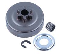 Vuzmode Kit de clip en E for arandela piñón tambor embrague, paso 3/8, 6T, for motosierra STIHL, MS170 MS180 MS210 MS230 MS250 017 018 021 023 025 Mecanismo de embrague para cortacésped