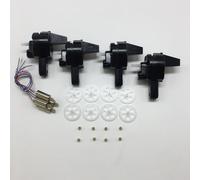 Vuzmode Kit de engranajes del motor las cuchillas brazo, for accesorios cuadricóptero S60 RC Drone Brazo de montaje de cuatro motores(Schwarz)