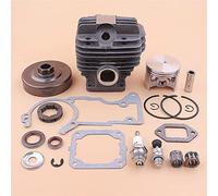 Vuzmode Kit de llanta tambor piñón embrague pistón cilindro 52mm, for motosierra STIHL, MS440 044, juego cojinete sello aceite Kit de embrague para cortacésped