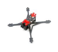 Vuzmode Kit de marco fibra carbono 3K 150 mm for dron FPV Crux35 HD ELRS Micro Freestyle 3,5 pulgadas con placa inferior Kit de instalación para mantenimiento de drones(Frame Kits)