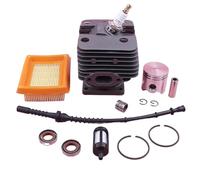 Vuzmode Kit de pistón de cilindro de 35 mm, for Stihl FS120 FS 120, línea de filtro de combustible y aire, sello de aceite, cojinete de aguja, recortador, pieza de repuesto de motor Pistón del cilindr