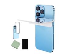 Vuzmode Lente de Efecto Espejo, Kit de Clip para Cámara de Smartphone, Espejo de Vidrio Transparente, Captura Imágenes Impresionantes al Instante, Fotografía Creativa al Aire Libre(White)