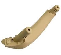 Vuzmode LHD Beige Negro Coche Izquierda Derecha Interior Manija de Puerta Panel Tirador Cubierta, for, X3 X4 F25 F26 2010-2017 51417250307 Manija de repuesto para panel de puerta(Beige-Right-Rear)