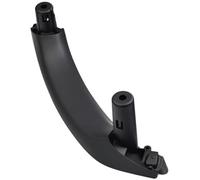 Vuzmode LHD Beige Negro Coche Izquierda Derecha Interior Manija de Puerta Panel Tirador Cubierta, for, X3 X4 F25 F26 2010-2017 51417250307 Manija de repuesto para panel de puerta(Black-Left-Rear)