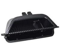 Vuzmode LHD Beige Negro Coche Izquierda Derecha Interior Manija de Puerta Panel Tirador Cubierta, for, X3 X4 F25 F26 2010-2017 51417250307 Manija de repuesto para panel de puerta(Carbon Fiber)