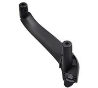 Vuzmode LHD Beige Negro Coche Izquierda Derecha Interior Manija de Puerta Panel Tirador Cubierta, for, X3 X4 F25 F26 2010-2017 51417250307 Manija de repuesto para panel de puerta(Black-Right-Front)