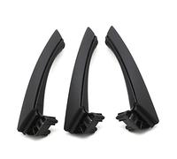 Vuzmode LHD RHD Reemplazo del juego de manijas de puerta interior beige, negro y gris, for, for Serie 3 E90 E91 E92 316 318 320 325 328i 2004-2012 Manija de puerta interior del coche(RHD SET BLACK)