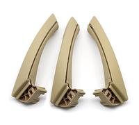Vuzmode LHD RHD Reemplazo del juego de manijas de puerta interior beige, negro y gris, for, for Serie 3 E90 E91 E92 316 318 320 325 328i 2004-2012 Manija de puerta interior del coche(RHD SET BEIGE)