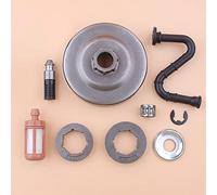 Vuzmode Llanta de tambor piñón embrague, for STIHL, MS261 MS260 026 MS240 024, Kit cojinete Clip arandela línea filtro aceite combustible, motosierra Kit de embrague para cortacésped