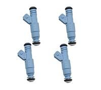 Vuzmode Lote de 4 piezas de inyector de combustible, for VW, Fiat, Coupe, Opel, ASTRA H ZAFIRA B 2,0 C20LET Z20LET Z20LEL Z20LEH 0280156280 55556799 Reemplazo del inyector de combustible