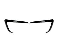 Vuzmode Luces antiniebla for Coche, embellecedor de Cubiertas de alerón Divisor de Parachoques Delantero de Viento de Cejas, for Tesla, Modelo Y 2019-2021, Negro Ajuste de Luces antiniebla