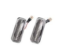 Vuzmode Luz de señal giro dinámica, lámpara marcador guardabarros lateral, for Opel, Omega B Stufenheck Caravan 1994-2003 Luz de señalización lateral para automóviles(2PCS Crystal Type)