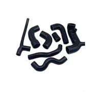 Vuzmode Manguera de silicona entrada aire, for Fiat, for Uno Turbo 1.4 MK2 1989-2005 a AirBox, conector tubo, piezas manguera Tubo de aire de repuesto para motor(BLACK Total Kit Black)