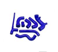 Vuzmode Manguera de silicona entrada aire, for Fiat, for Uno Turbo 1.4 MK2 1989-2005 a AirBox, conector tubo, piezas manguera Tubo de aire de repuesto para motor(BLACK Total Kit Blue)