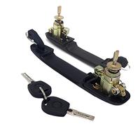 Vuzmode MANIJA DE Puerta Delantera Izquierda Derecha DE 2 UNIDS con Barril DE Bloqueo DE 33 MM DE Longitud, for Ford, Galaxy 1995-2006 6K0837205 6K0837206 Cilindro de Cerradura de Puerta con Llaves