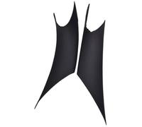 Vuzmode Manijas interiores de puertas, for, Serie 3 4 F30 F35 2012-2018, cubierta protectora for manija delanteras y traseras, 2 uds Cubierta de agarre interior de puerta de automóvil(Schwarz)