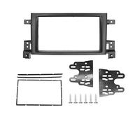 Vuzmode Marco 2 DIN, for Suzuki, Grand Vitara 2005~2017, Doble DIN, Radio Fascia, Panel de DVD, Kit de Tablero, Marco de instalación, Bisel embellecedor Panel de Control del estéreo del vehículo