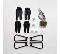 Vuzmode Motores Motor Gear Hélice Blade Wings Guard Set, for V4 RC Drone 4k HD WiFi FPV Quadcopter Helicóptero Hélice de Dos Palas de 9 Pulgadas para Drones