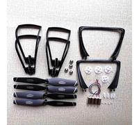 Vuzmode Motores Motor Gear Hélice Etc Set, for SG106 WiFi FPV Drone S165 RC Quadcopter Hélice de Dos Palas de 9 Pulgadas para Drones(Burgundy)