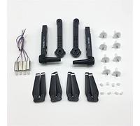 Vuzmode Motores, motores, cuchillas de brazo for cuadricóptero, engranajes, piezas repuesto for dron RC E99 Pro S70 Brazo de montaje de cuatro motores(Navy Blue)