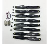 Vuzmode Motores, rodamientos, Cuchillas, Engranajes, Protector de hélice, for Piezas Repuesto Drones SG700 RC Hélice de Dos Palas de 9 Pulgadas para Drones(Clear)