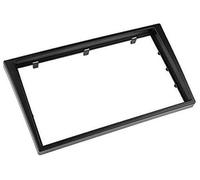 Vuzmode Panel estéreo de radio doble 2 Din Fascias de radio, for Corsa C Agila Combo Meriva Omega B SignumTigra Vectra Kit de montaje en tablero Panel estéreo Panel frontal de radio de coche(BLACK 178