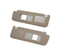 Vuzmode Parasol for coche, for Toyota, Land, Cruiser, J12, Prado, Lc 2002-2008 2009, parasol gris y Beige Cubierta para parasol de techo de coche(White Gray 1 Set)