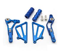 Vuzmode Pedal de estribo reposapiés trasero motocicleta aleación aluminio CNC, for Triumph, for SPEED TRIPLE 1050 2002-2010 2009 Accesorios traseros Pedal de freno trasero de motocicleta(A set Blue)