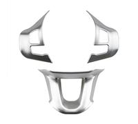 Vuzmode Pegatina Decorativa for Volante de Coche, cromada, for Peugeot 208 GTI 2008 308 2014-2017, Accesorios Adhesivo para Volante(Matte 3 pcs)