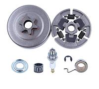 Vuzmode Piñón de tambor embrague 3/8 ", for motosierra STIHL, 017 018 021 023 025 MS170 MS180 MS210 MS230 MS250 1123 640 2003 W, rodamiento agujas Kit de embrague para cortacésped