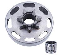 Vuzmode Piñón de tambor embrague 7 dientes paso 325 ", for Husqvarna, 435 435E 440 440E rodamiento agujas motosierra 505441501 505 44 15-01 Kit de embrague para cortacésped