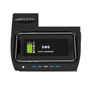 Vuzmode Placa de carga inalámbrica rápida for teléfono móvil coche QI décima generación, for Civic, cargador 2016-2021, accesorios for automóviles Adaptador de cargador de coche USB doble