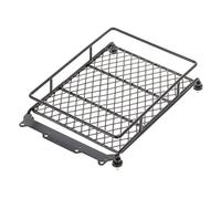 Vuzmode Portaequipajes de Techo for Coche RC 1/10 Monstre Truck, for Axial, SCX10 90046 D90 TRX-4 RC Car Crawler Portaequipajes para Coches Modelo(Schwarz)