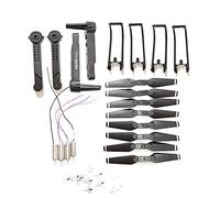 Vuzmode Protector de cuchillas hélice brazo, motores engranajes, for dron cuadricóptero RC S70 S70pro Brazo de montaje de cuatro motores(Schwarz)