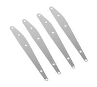 Vuzmode Protector de Varilla de Enlace de Placa Protectora de Brazo de suspensión Inferior Trasera de Acero Inoxidable, for Axial, for RBX10 Ryft RC Crawler Brazo de suspensión RC