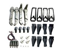 Vuzmode RC Drone Motor Paer Piezas de Repuesto Brazo hélice Hoja Protector Engranajes Pieza , for E88 Teng1 Pro Quadcopter Hélice de Dos Palas de 9 Pulgadas para Drones(New Version 3)