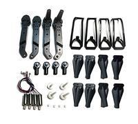 Vuzmode RC Drone Motor Paer Piezas de Repuesto Brazo hélice Hoja Protector Engranajes Pieza , for E88 Teng1 Pro Quadcopter Hélice de Dos Palas de 9 Pulgadas para Drones(New Version 4)