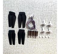 Vuzmode RC Drone Motor Paer Piezas de Repuesto Brazo hélice Hoja Protector Engranajes Pieza , for E88 Teng1 Pro Quadcopter Hélice de Dos Palas de 9 Pulgadas para Drones(Old Version 1)