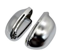 Vuzmode Rearview Side Mirror Cap, for, A4 B8 A6 C6 A5 8T Q3 A3 8P, for, Matt Chrome Mirror Cover Cubierta para Espejo retrovisor de Coche