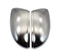 Vuzmode Rearview Side Mirror Cap, for VW, for Passat, B7 CC, for Jetta, MK6, for Beetle, Matt Chrome Mirror Cover Cubierta para Espejo retrovisor de Coche