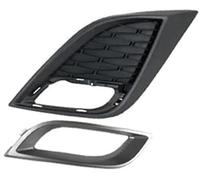 Vuzmode Rejilla de faro antiniebla delantero izquierdo del parachoques coche con cromado, for 3 2010 2011 BBN250C21C Cubierta del bisel de la lámpara antiniebla del coche