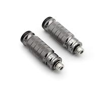 Vuzmode Reposapiés de pedal for motocicleta, reposapiés universal 8 mm, for, for YZF R3 MT03 2014-2021, juego trasero Pedal de freno trasero de motocicleta(Gray)