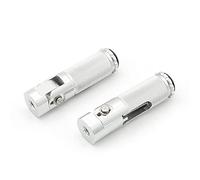 Vuzmode Reposapiés plegables for motocicleta, reposapiés, pedales traseros, juego trasero, for, for S1000RR S1000R, CNC de aluminio Pedal de freno trasero de motocicleta(Silver)