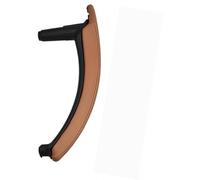 Vuzmode RHD Car Left Right Fibra de Carbono Interior Puerta Apoyabrazos Manija Panel Pull Trim Cover, for, E70 E71 E72 X5 X6 2007-2013 Manija de repuesto para panel de puerta(Brown-Right)