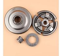 Vuzmode Rodamiento de llanta piñón campana tambor embrague transmisión cadena 3, 8 pasos, 7T, for Husqvarna, 55 51 50 EPA, for Rancher, 154 254 piezas motosierra Kit de embrague para cortacésped