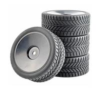 Vuzmode Ruedas con Agarre Antideslizante for HSP, HPI, 1/10 1:10 On-Road Speed Car RC 9071-6085 Coche de Juguete Todoterreno con Ruedas de Goma(9074-6085)