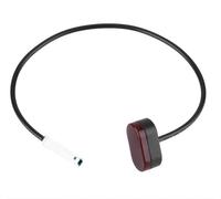 Vuzmode Soporte de soporte for guardabarros delantero y trasero, for Xiaomi, M365 /Pro Scooter Eléctrico luz trasera batería Cable Barrera trasera contra salpicaduras para scooter(Burgundy)