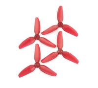 Vuzmode T3X3X3 3030 Hélice de PC 3 aspas 1,5 mm, for RC FPV Racing Freestyle Pulgadas Cinewhoop Drones con conductos Piezas Bricolaje Hélice de Dos Palas de 9 Pulgadas para Drones(12Pairs Red)