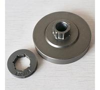 Vuzmode Tambor de embrague motosierra 3800 con rueda dentada 3 8 7 dientes Kit de embrague para cortacésped